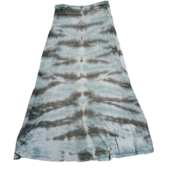 tribal jeans Dresses & Skirts - tribal jeans Tie-Dye Maxi Skirt in Light Blue and Gray